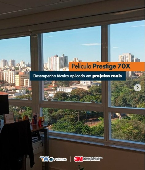 Projeto com película Prestige 70X em São José do Rio Preto